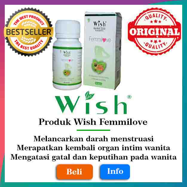 Produk Wish Femmilove Original Surabaya Medan Pekan Baru Palembang Makassar Asli wishboykejawatimur new